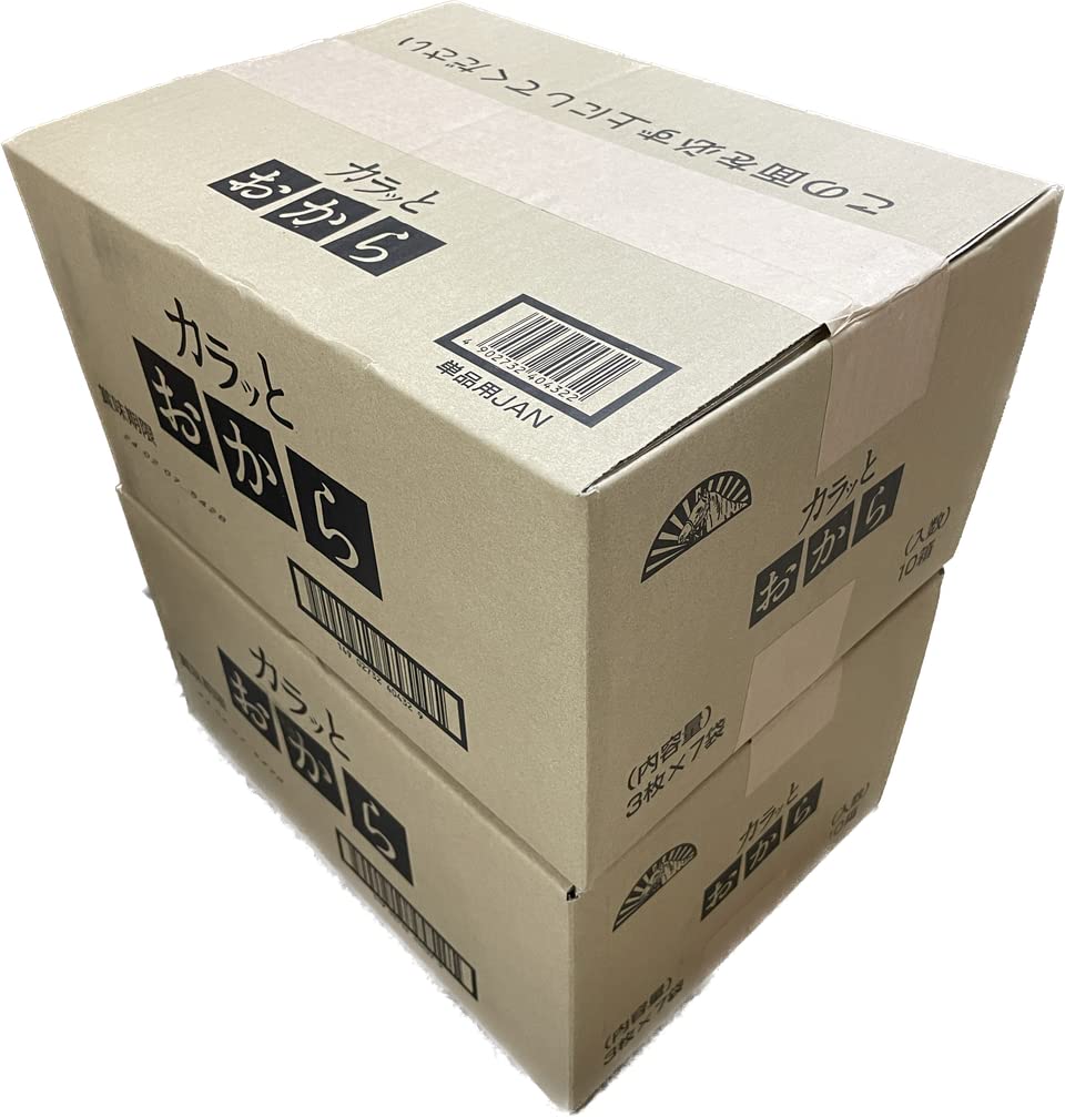 Amazon.co.jp: 前田製菓㈱ 3枚×7袋 カラッとおから10B×2 : 食品・飲料